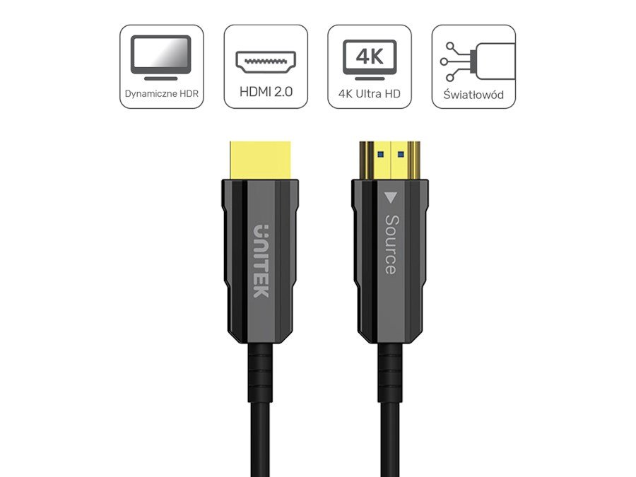 UNITEK HDMI KABEL 2.0 4K 60HZ AOC-20M #7