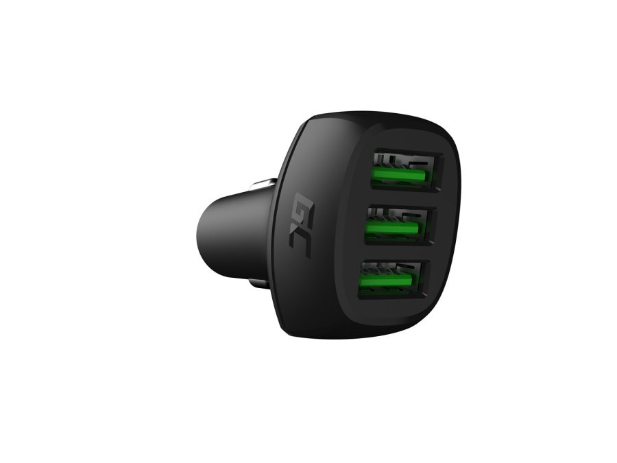 Green Cell CADGC01 PoweRide Car charger 54W 3x USB 18W Ultra Charge #1