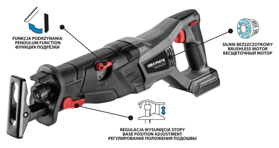Graphite 58G096 elektrisk plesav 2,64 kg #3