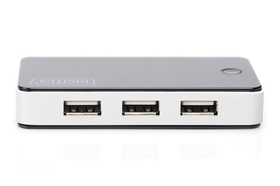 Digitus DA-70222 interface hub 480 Mbit/s Sort, Slv #5
