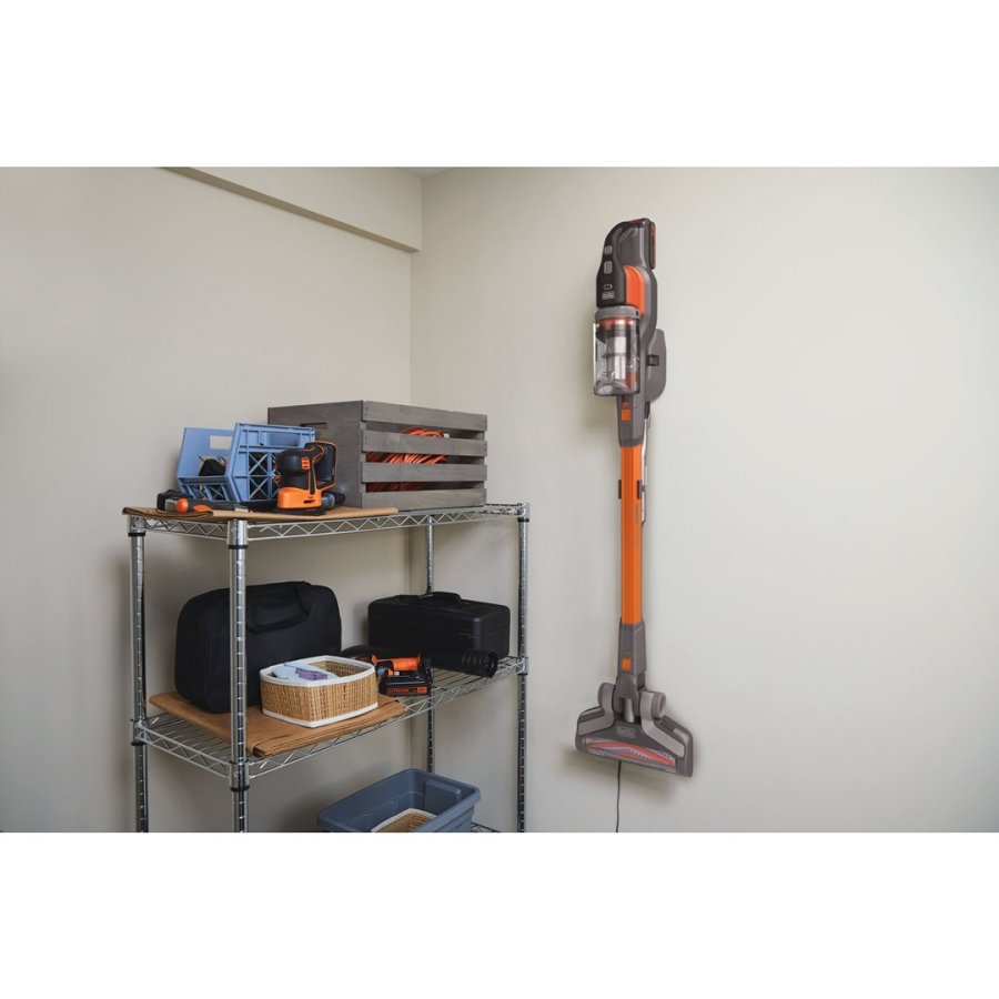 Black & Decker BHFEV182C-QW stav stvsuger & elektrisk kost 2-i-1 stangstvsuger Batteri Dry Posels Orange, Titanium 2 At #31