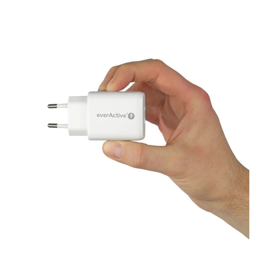 Charger 1 x USB Quick Charge 3.0, 1 x USB-C PD PPS 25W white #7