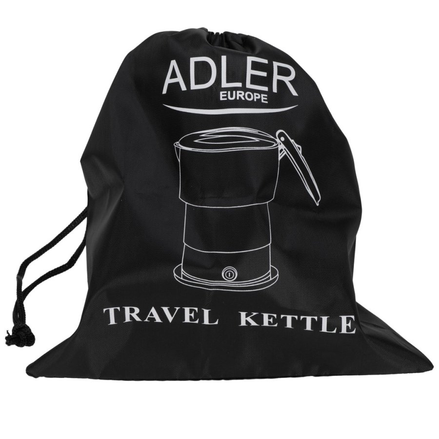 Adler Silicon Travel Kettle | AD 1377 | Travel Kettle | 600 W | 0.6 L | Silicon | Grey #7