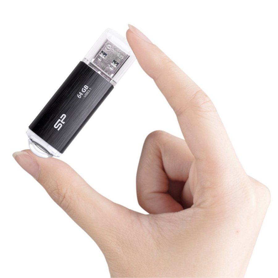 SILICON POWER Blaze B02	Pendrive USB-flashdrev 64 GB USB Type-A 3.2 Gen 1 (SP064GBUF3B02V1K) Sort #7