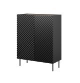 Reol 2D2SZ ONDA 98x45x127 sort #1