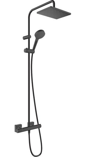 Hansgrohe Showerpipe 230 brusesystem 2 hoved(er) V�g Sort #1