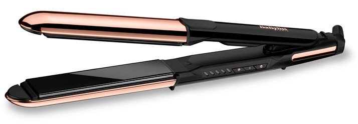 BaByliss Straight & Curl Brilliance Kr�llejern Varm Sort, Rose 3 m #1