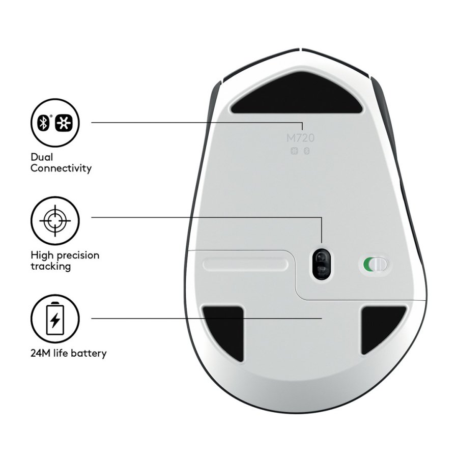 Logitech M720 Triathlon Wireless Mouse #5