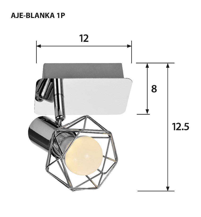 Activejet AJE-BLANKA 1P vgbelysning E14 #2