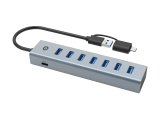 Conceptronic HUBBIES21G interface hub USB 3.2 Gen 1 (3.1 Gen 1) Type-A 5000 Mbit/s Gr� #3