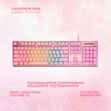 Deltaco Gaming PK75 RGB-tastatur, 105 taster, tysk layout, membrankontakt, USB #9