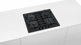 Bosch Serie 4 PNP6B6B90 kogeplade Sort Indbygget 60 cm Gaskomfur 4 zone(s) #2