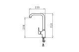 PYRAMIS SILVIO DUO granite black mixer #3