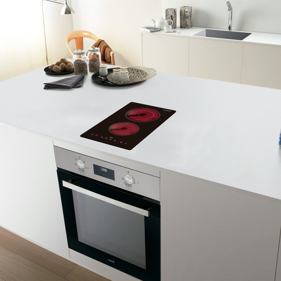 CATA TD 3002 BK Sort Indbygget 29 cm Keramisk 2 zone(s) #4