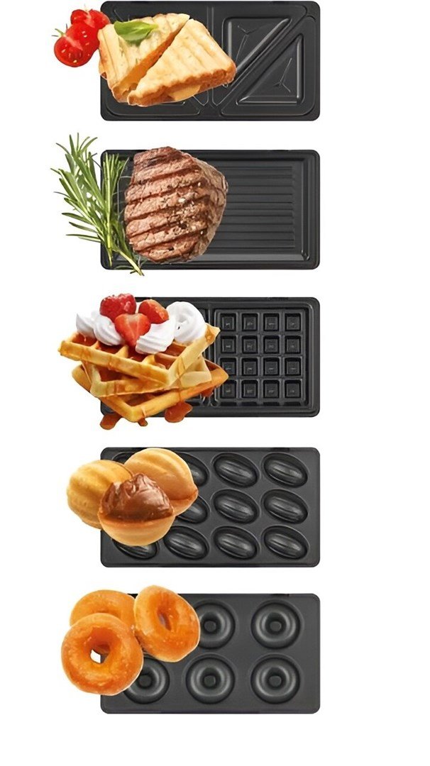 MPM MOP-54 Sandwichtoaster 5-i-1 sort #15