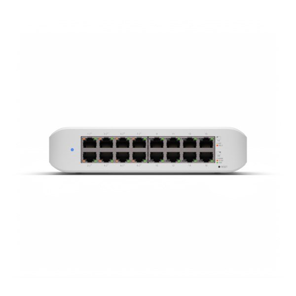 Ubiquiti UniFi Switch Lite 16 PoE L2 Gigabit Ethernet (10/100/1000) Str�m over Ethernet (PoE) Hvid #1