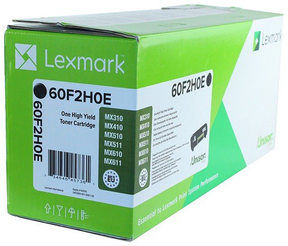 Lexmark 602H tonerpatron 1 stk Original Sort #1