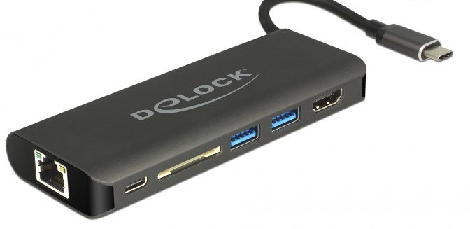 DeLOCK 87721 dockingstation USB 3.2 Gen 1 (3.1 Gen 1) Type-A Sort #1