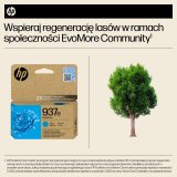 HP Original 937e EvoMore-bl�kpatron, cyan #7
