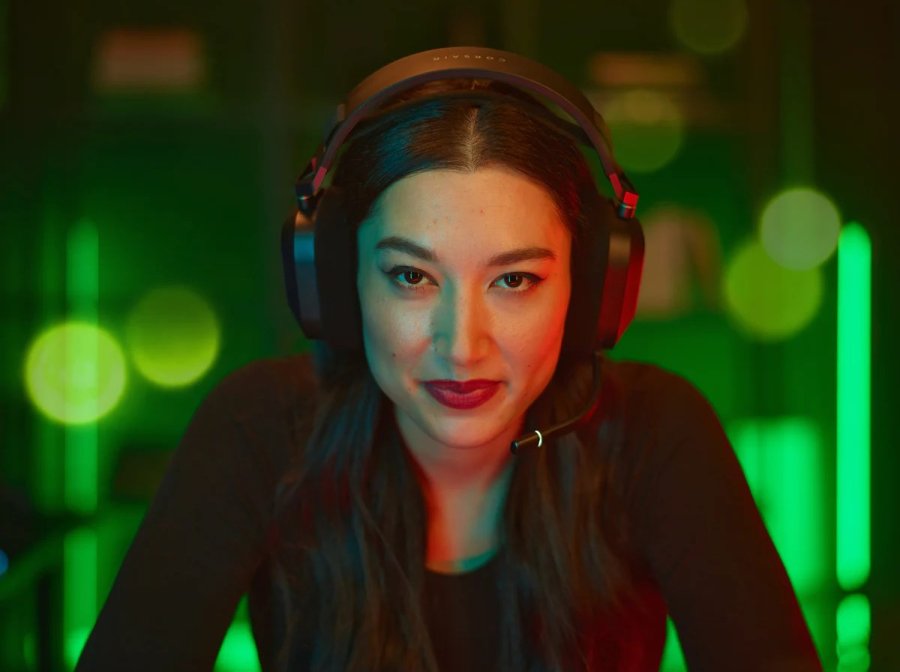 Corsair HS80 RGB Headset Trdls Spil Sort #8