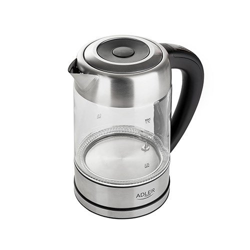 Adler AD 1247 NEW elkedel 1,7 L 2200 W Sort, Rustfrit stl, Transparent #1