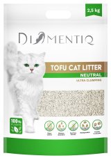 DIAMENTIQ Tofu Neutral Ultra clumping - plantegrus - 2,5 kg #1