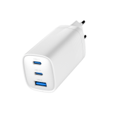 Gembird TA-UC-PDQC65-01-W 3-ports 65 W GaN USB PowerDelivery hurtigoplader, hvid #3