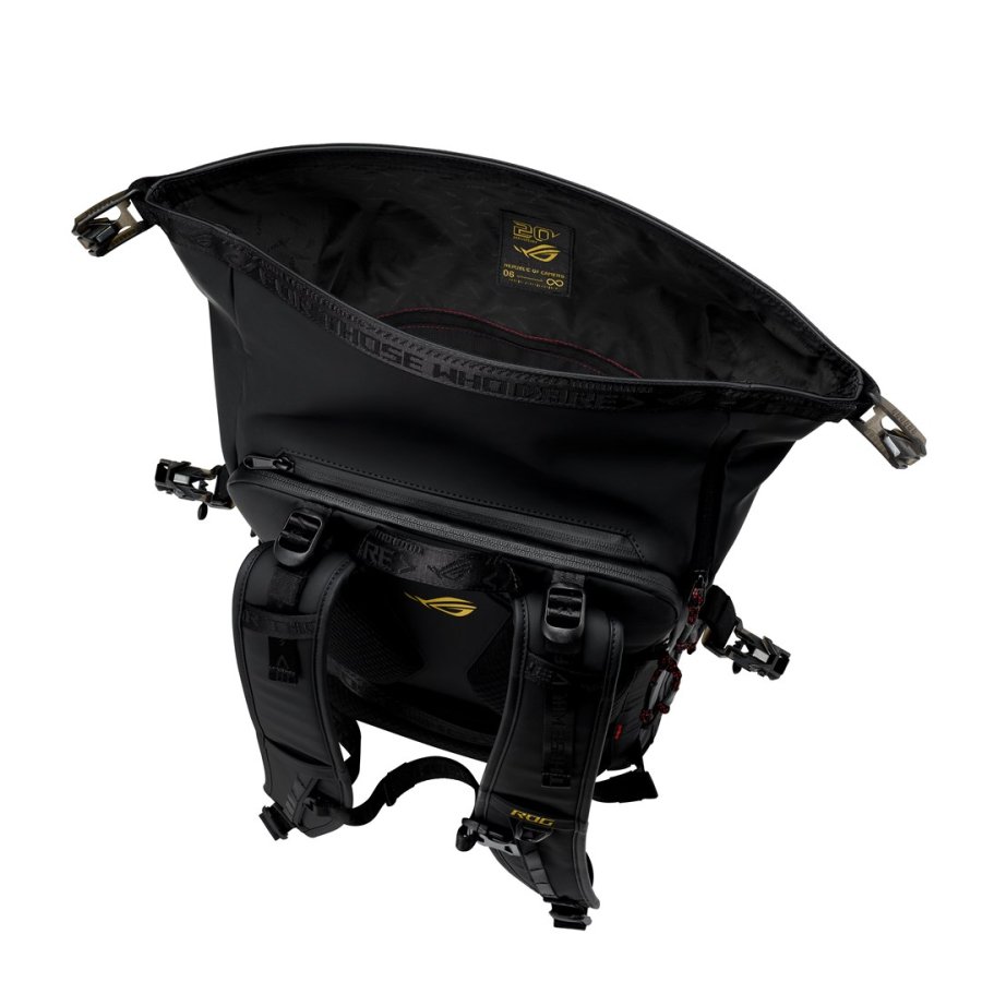 ASUS ROG SLASH Backpack Edition 20 rygs�k Rulletoprygs�k Sort Polyester, PU-l�der #13