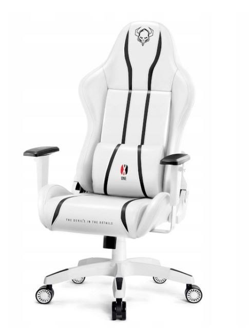 Diablo X-ONE 2.0 Normal gaming-stol hvid og sort #8