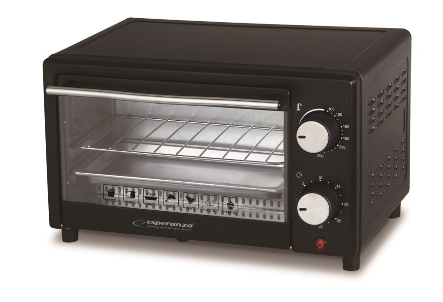 Esperanza EKO007 Miniovn 10 l 900 W sort #5