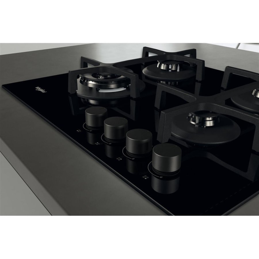Whirlpool AKT 627/NB1 Sort Indbygget 59 cm Gaskomfur 4 zone(s) #8