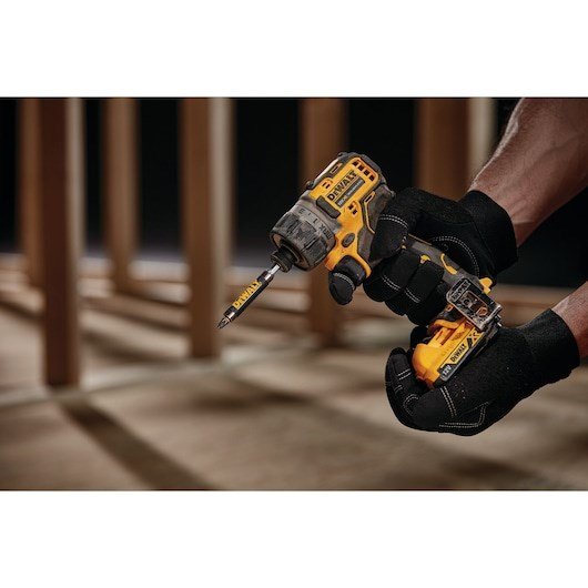 DeWALT DCF601D2 elektrisk skruetrkker & slagbor 1100 rpm Sort, Gul #8