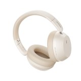 Baseus Bass 35 Max Hovedtelefoner Kabel & trdls Headset Musik USB Type-C Bluetooth Beige #5