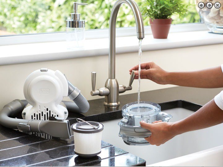 Black & Decker PD1820LF-QW hndholdt stvsuger Krom Posels #11