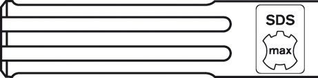 BOSCH CHISEL SDS-MAX FOR EARTH ELECTRODE NB 005 #3