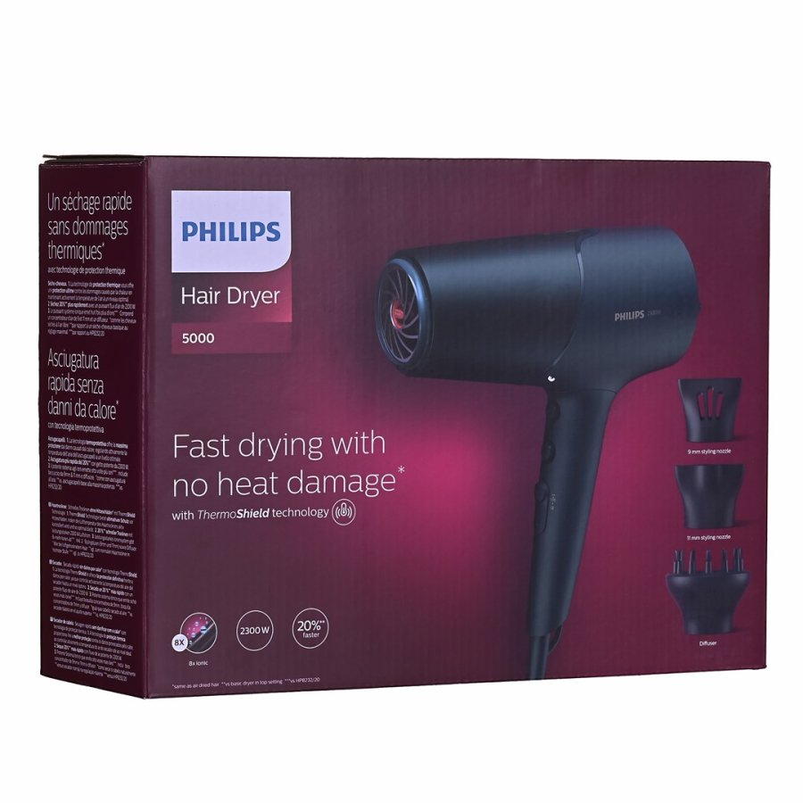 Philips 5000 series BHD512/20 h�rt�rrer 2300 W Bl� #7
