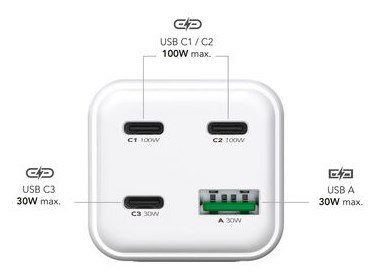 MediaRange MRMA124 oplader til mobil enhed Laptop, Smartphone, Tablet Hvid Vekselstr�m Hurtig opladning Indend�rs #4