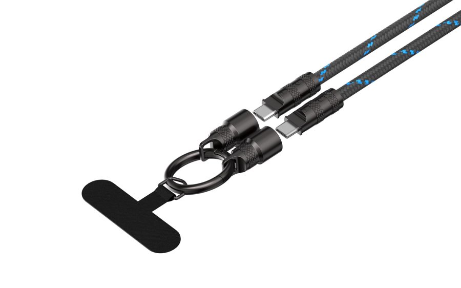 Havit CB6340 - Opladningskabel, 1,2 m (sort/bl) #4