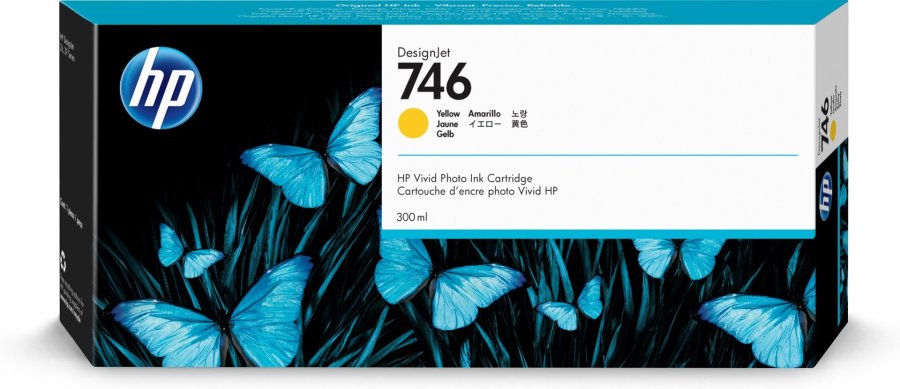 HP 746 300-ml Yellow DesignJet Ink Cartridge #1