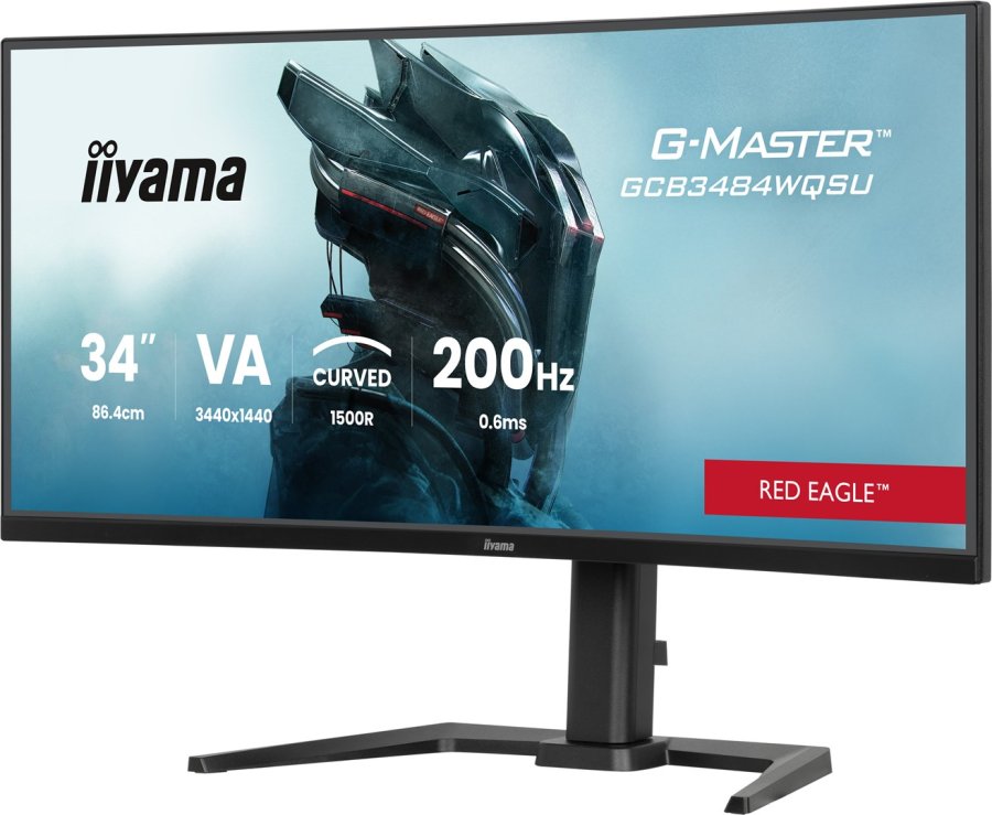 iiyama G-MASTER GCB3484WQSU-B2 34IN PRO-GAMING 0.4MS VA LCD 3440X144 computersk�rm 86,4 cm (34