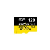 Hukommelseskort Silicon Power Inspire 128 GB MicroSDXC V30 UHS-I U3 A2 4K + adapteren (SP128GBSTXLV3V1NSP) #1
