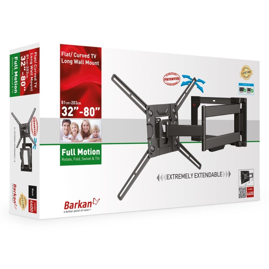 Barkan Mounting Systems 4400 tv-beslag 2,03 m (80