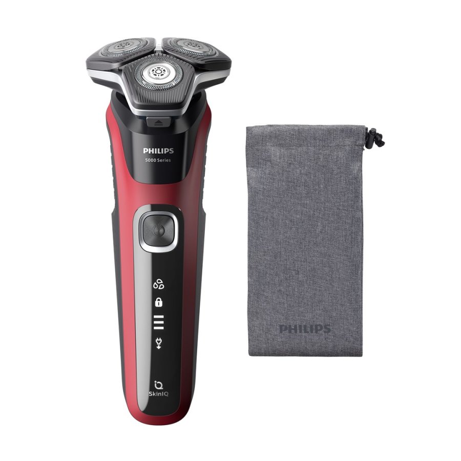 Philips SHAVER Series 5000 S5883/10 barbermaskine til ham Rotations shaver Trimmer Sort, R�d #1