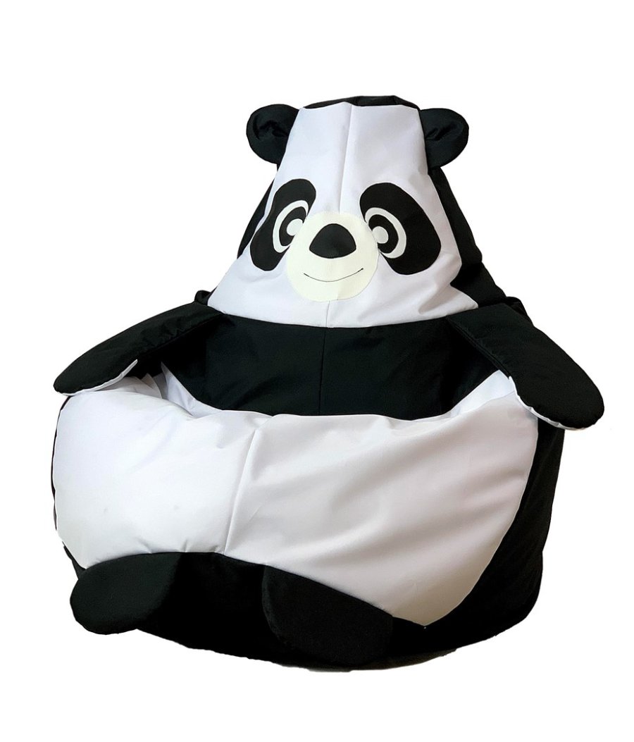Puf GO GIFT Hvid Sort Oxford 130 x 90 cm #1