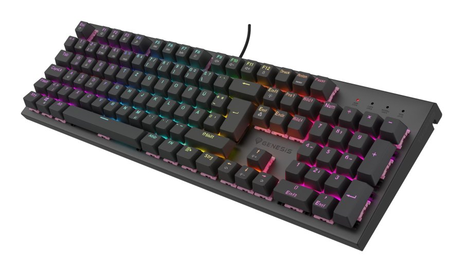 GENESIS NKG-2179 tastatur Spil USB QWERTZ Tysk Sort #4
