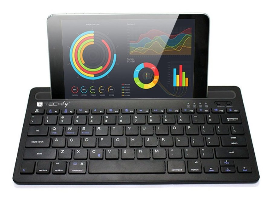 Techly ICTBK102U tastatur Universel Bluetooth QWERTY Engelsk Sort #5