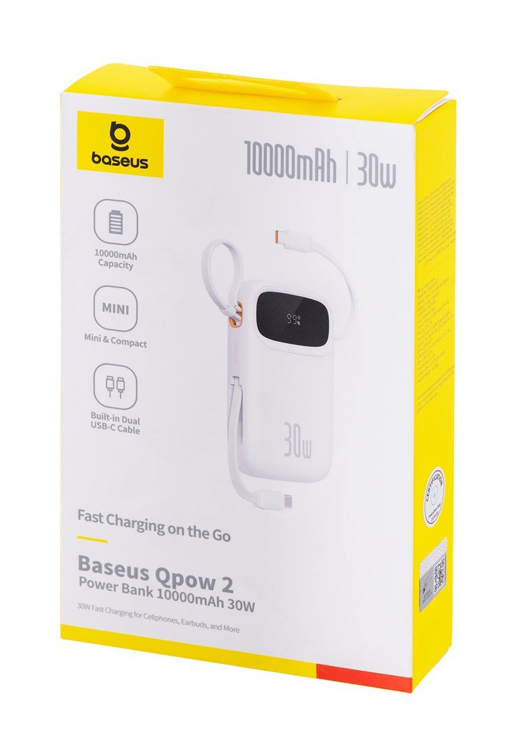 Baseus QPow2 Lithium polymer (LiPo) 10000 mAh Hvid #10