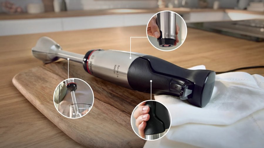 Bosch Serie 6 MSM6M621 blender 0,5 L Neds�nkning blender 1000 W Sort, Rustfrit st�l #4