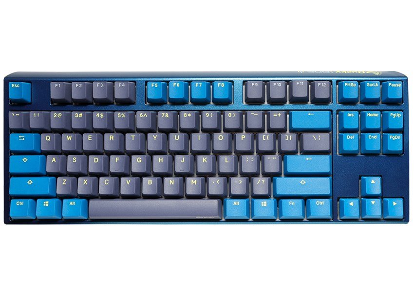 Ducky One 3 TKL DayBreak tastatur Spil USB QWERTY Bl�, Gr�, Gul #1