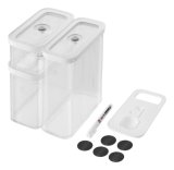 ZWILLING 1026082 Rektangulr Container 5,4 L Transparent, Hvid 5 stk #1
